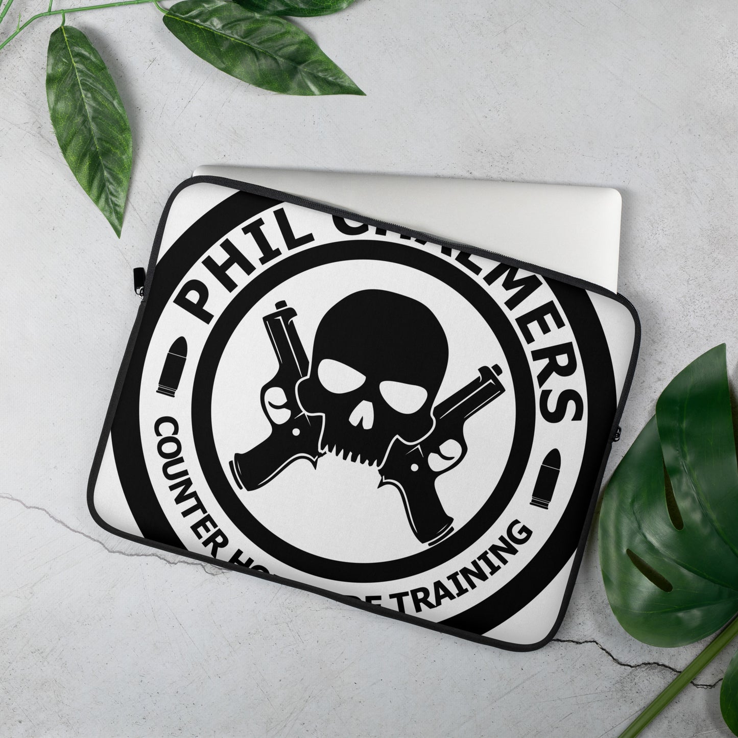 PHIL CHALMERS COUNTER HOMICIDE LAPTOP SLEEVE