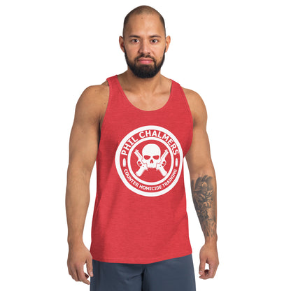 PHIL CHALMERS COUNTER HOMICIDE UNISEX TANK TOP