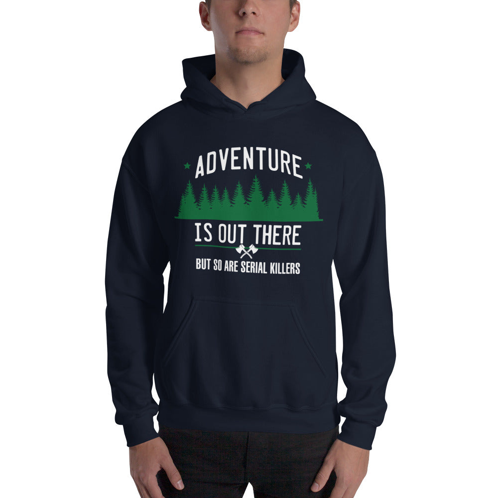 ADVENTURE IS OUT THERE UNISEX HOODIE